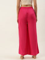 De Moza Ladies Palazzo Fuchsia