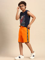 Kids - Boys Shorts Dark Orange 