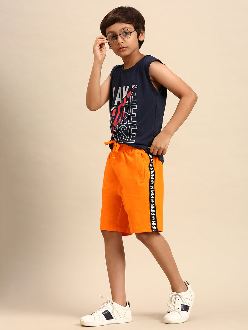 Kids - Boys Shorts Dark Orange 