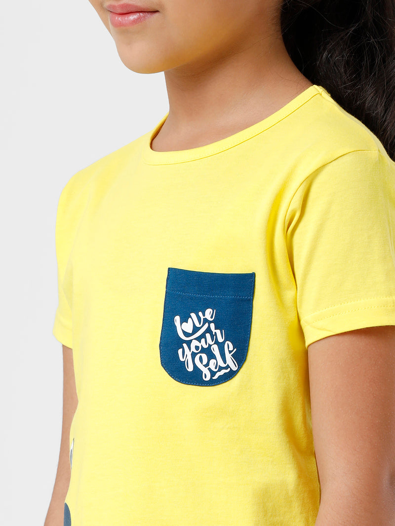 Kids – Girls Printed Pyjama Set Quince