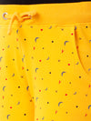 Kids - Girls Printed Jogger Bright Yellow