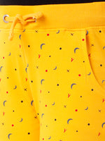 Kids - Girls Printed Jogger Bright Yellow