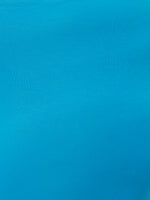De Moza Ladies Plus Ankle Length Leggings Solid  Cotton Teal - De Moza
