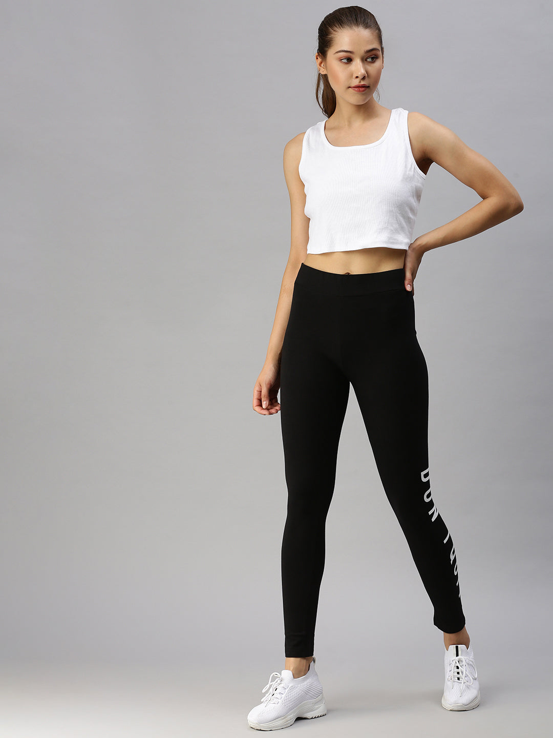 De Moza Ladies Active Wear Leggings Black