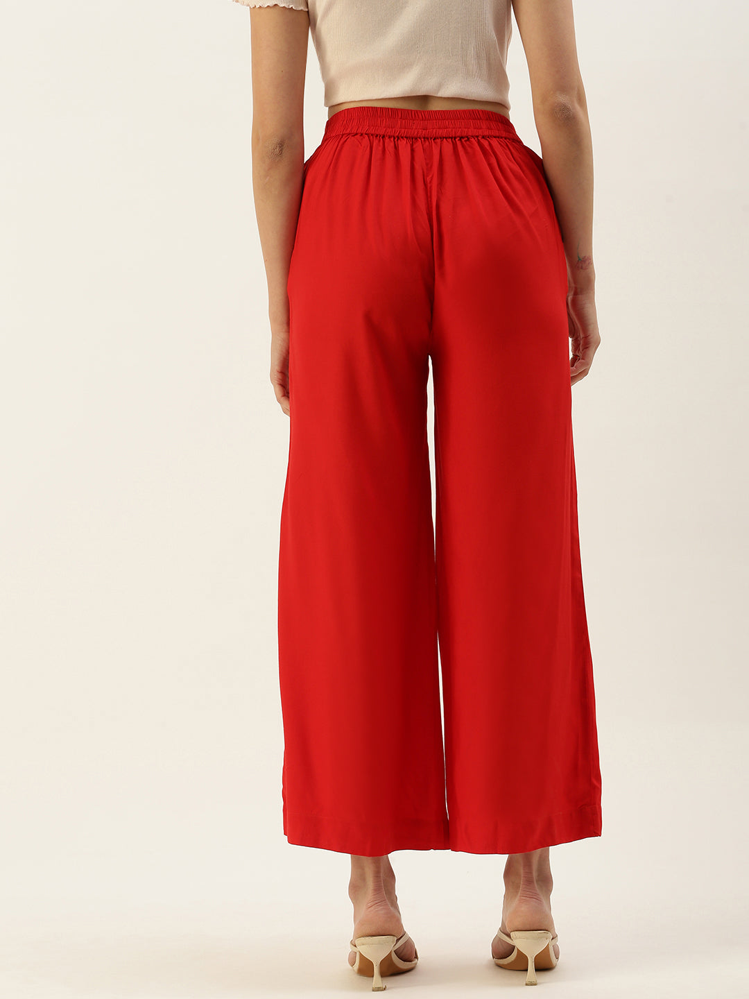 De Moza Ladies Palazzo Red