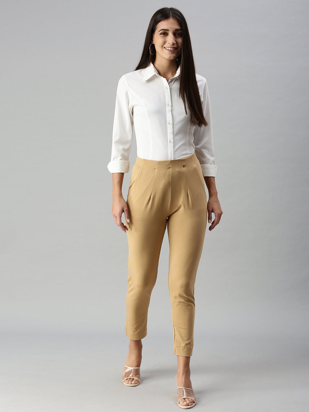 De Moza Women's Cigarette Pant Skin