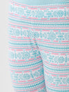 Kids – Girls Printed Ankle Leggings Pink