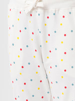 Kids - Girls Printed Jogger Cream