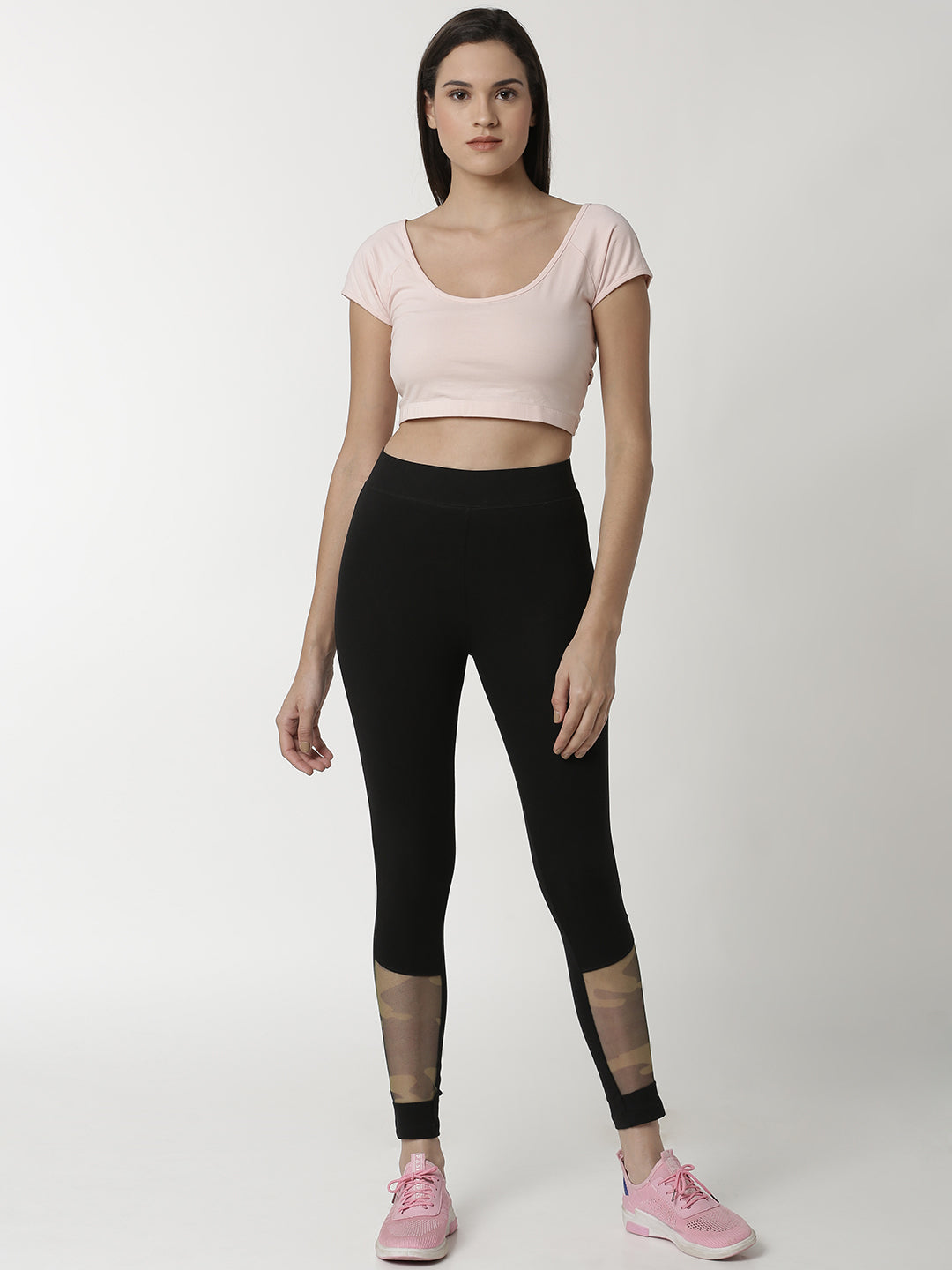De Moza Women's Ankle Length Leggings Black - De Moza (4359019987007)