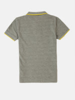 PIPIN Boys Printed T-shirt Grey Melange