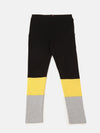 Kids – Girls Printed Ankle Leggings Black