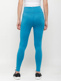 De Moza Ladies Active Wear Leggings Turkish Blue