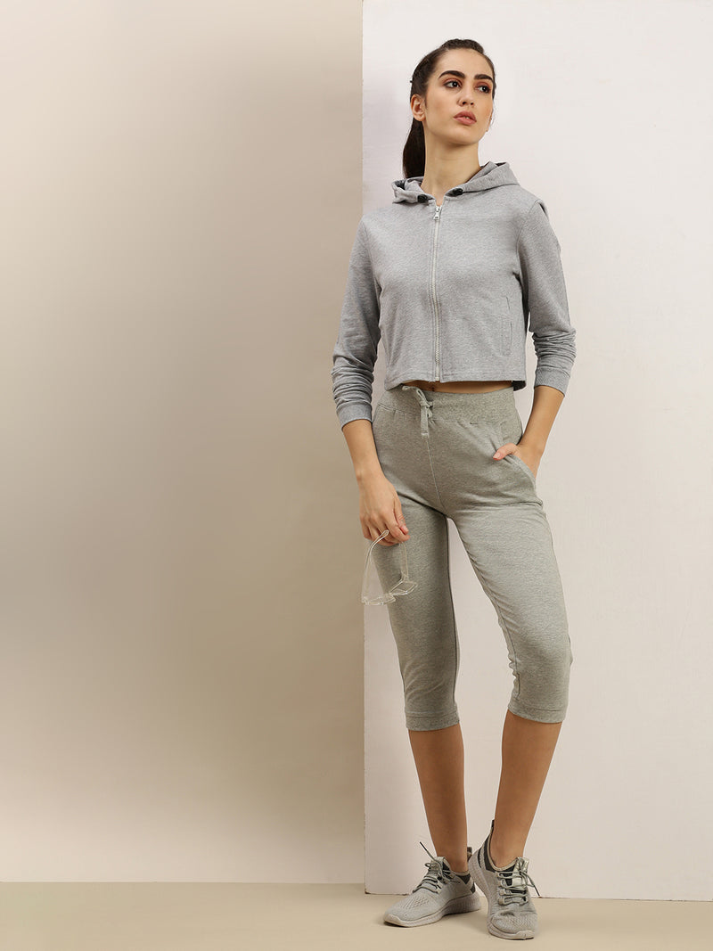 De Moza Women's Yoga Pant Grey Melange