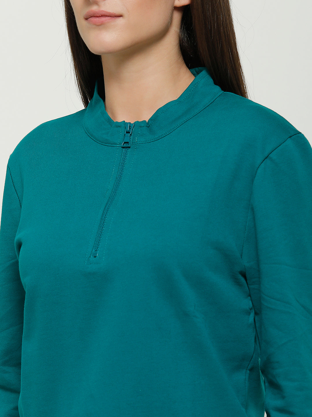 De Moza Ladies Sweatshirt Dark Teal