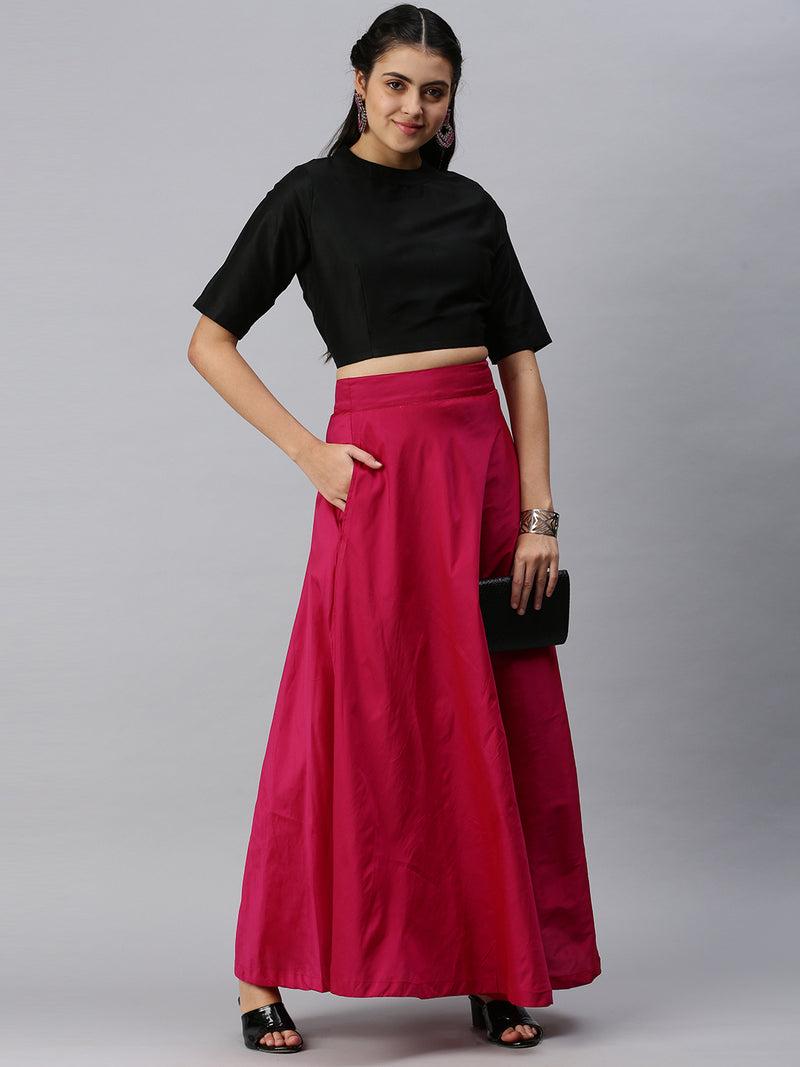 De Moza Women's Skirt Magenta 