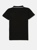 PIPIN Boys Printed T-shirt Black