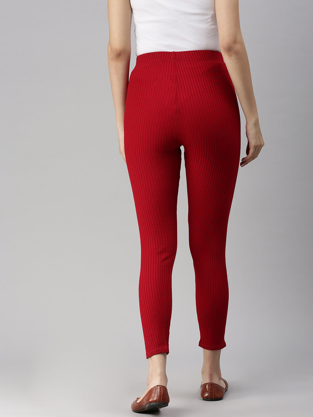 Women's Red Leggings