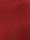 De Moza Ladies Plus Ankle Length Leggings Solid Cotton Maroon - De Moza