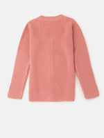 Pipin Girls Sweater Coral
