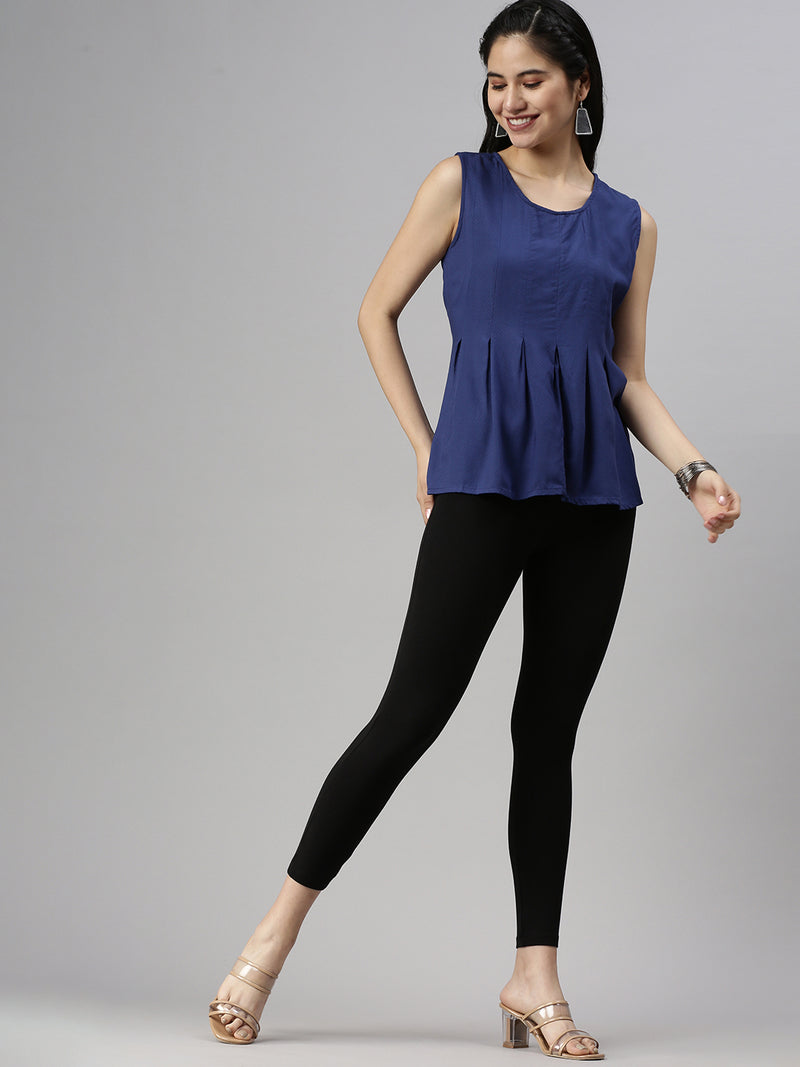 De Moza Ladies 7/8th Leggings Black