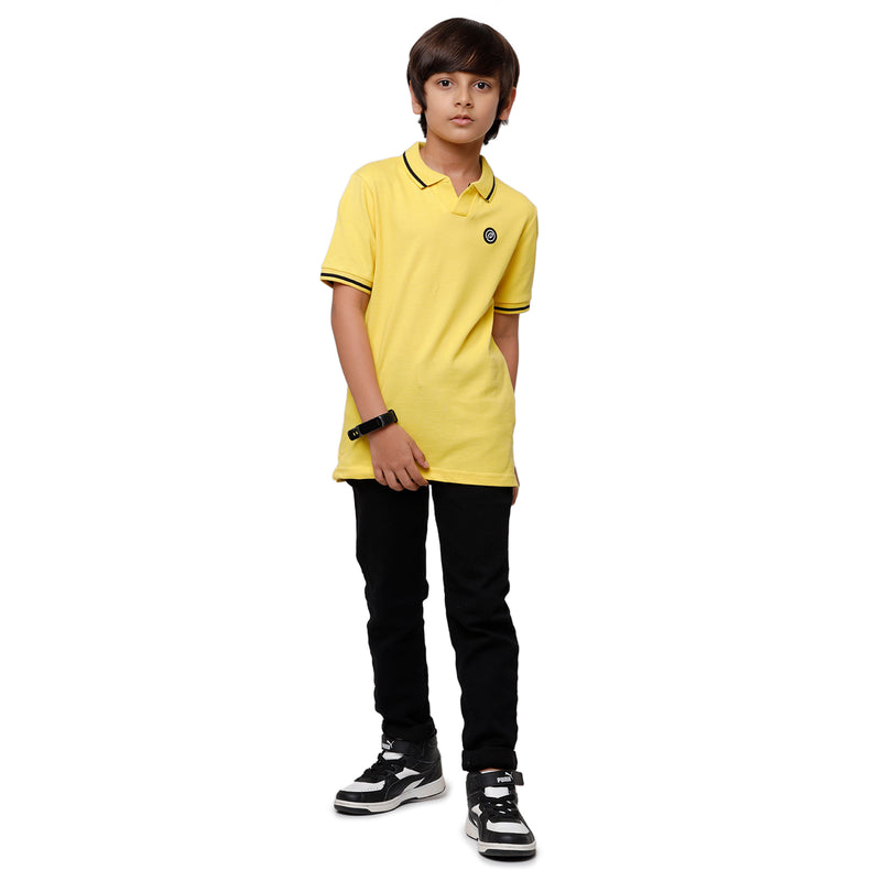 Pack of 2 Pipin Boys T-shirt Yellow & Yellow Tail