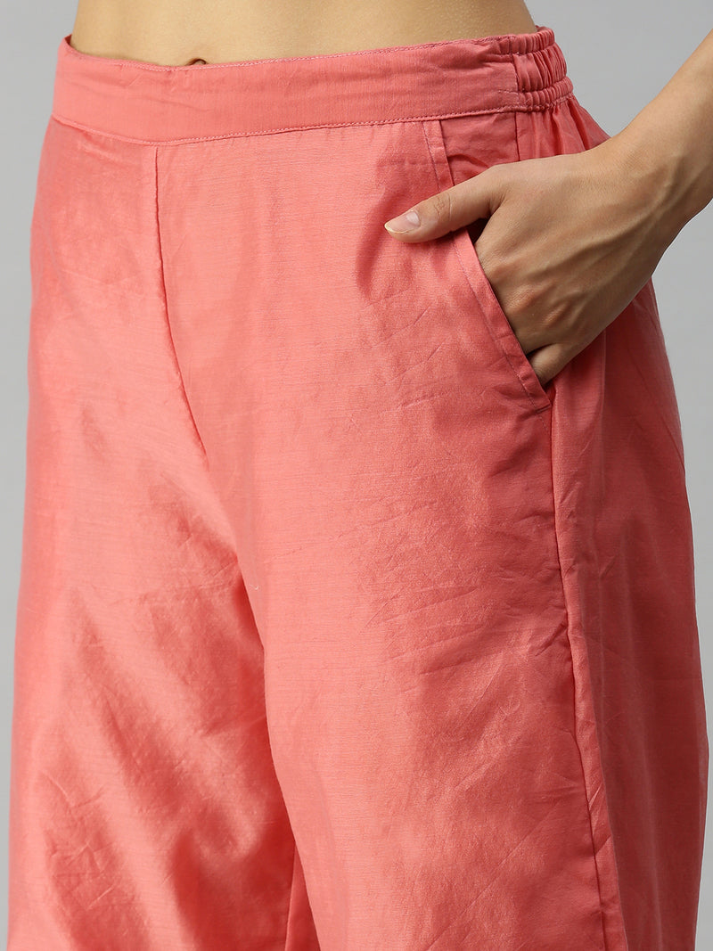 De Moza Ladies Palazzo Light Coral