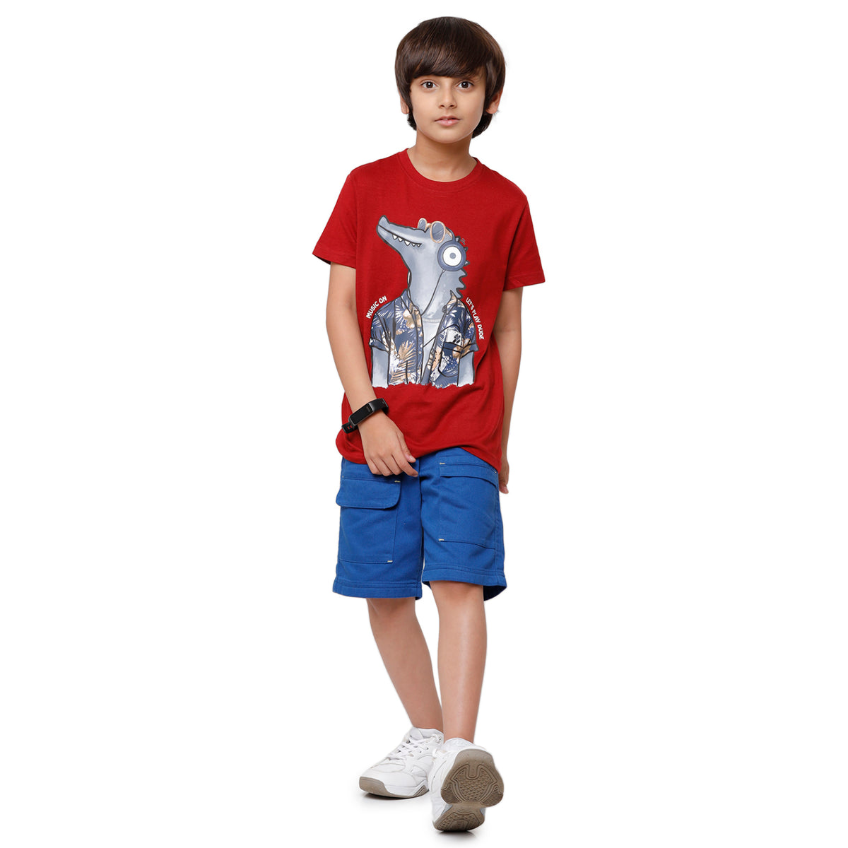 Pack of 2 Pipin Boys T-shirt Navy Blue & Maroon