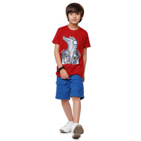 Pack of 2 Pipin Boys T-shirt Navy Blue & Maroon