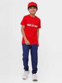 Pack of 2 Pipin Boys T-shirt Black & Raising Red