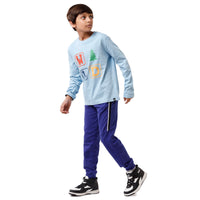 Pack of 2 Pipin Boys T-shirt Navy Blue & Light Blue