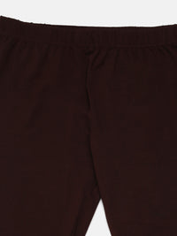 Kids - Girls 3/4TH Leggings Brown