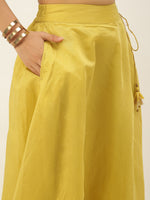 De Moza Women's Skirt Lime Yellow