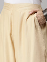 De Moza Women's Culottes Beige