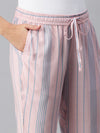 De Moza Ladies Printed Pyjama Pant Calcite Blue