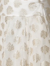 De Moza Ladies Offwhite Jacquard Skirt - De Moza (4309404057663)