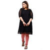De Moza Women Plus Size Churidar Leggings Solid Cotton Peach
