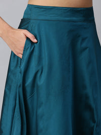 De Moza Women's Skirt Dark Teal