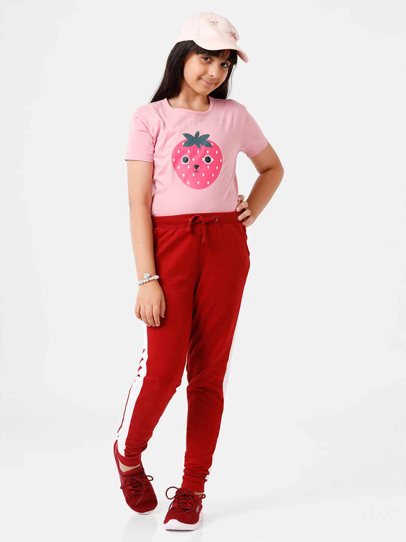 Kids - Girls Jogger Maroon