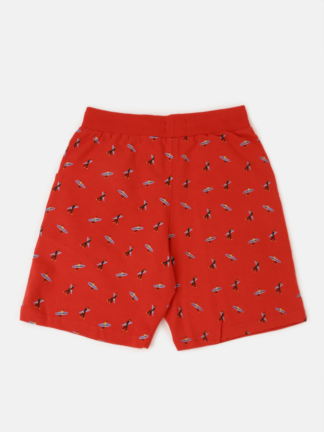 PIPIN Boys Printed Shorts Red