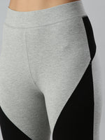 De Moza Ladies Active Wear Leggings Grey Melange