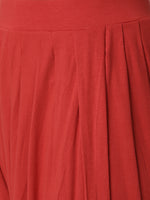 De Moza Women's Patiala Pant Red