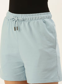 De Moza Women’s Shorts Powder Blue