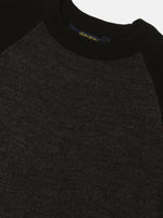 Kids - Boys Winter Sweatshirt Bright Anthra Melange - De Moza