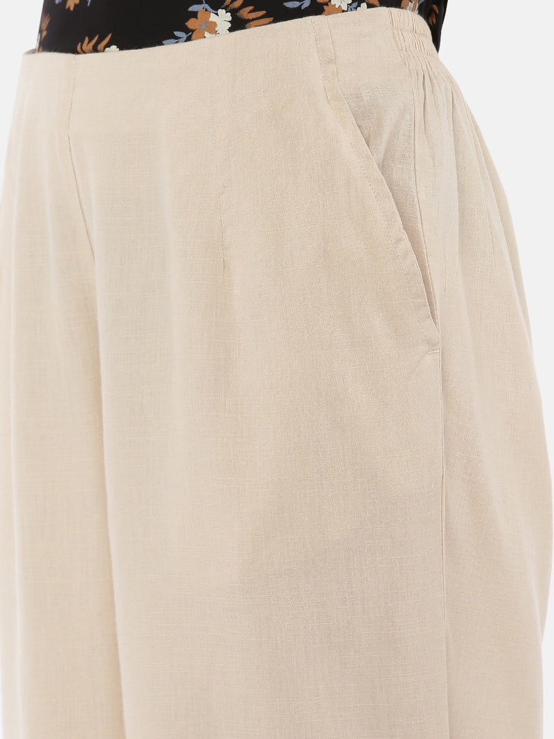 De Moza Ladies Palazzo Natural