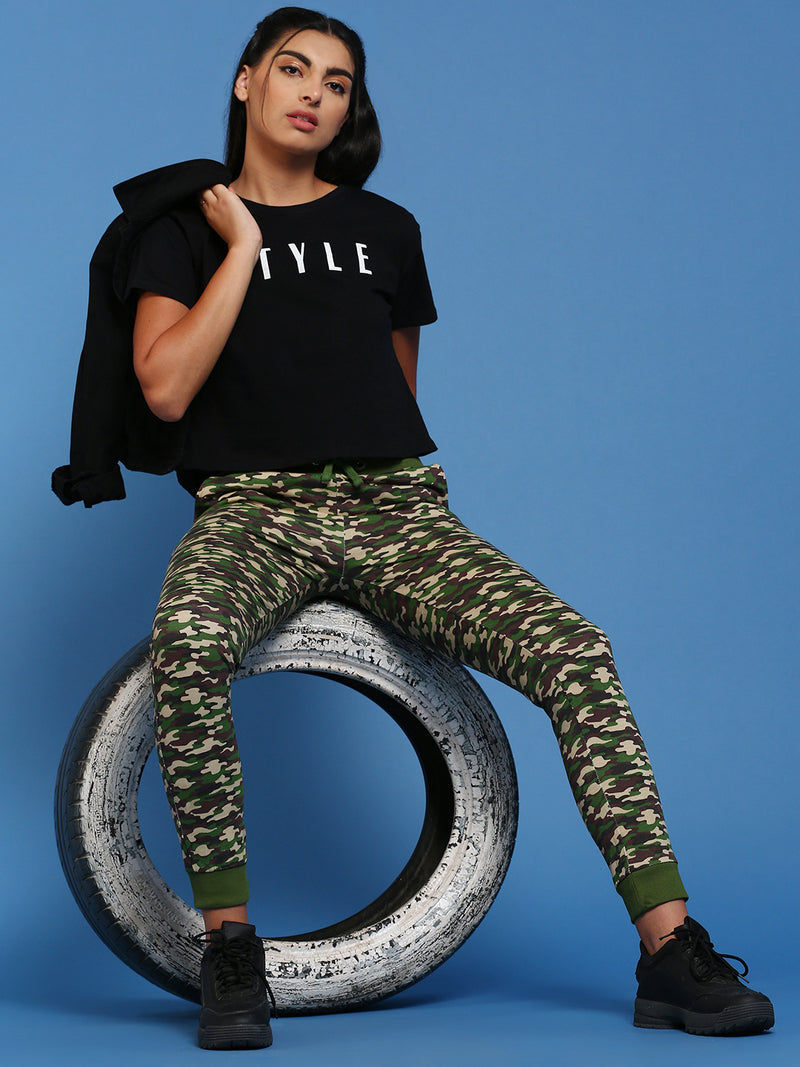 De Moza Women's Jogger Camouflage