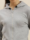 De Moza Ladies Sweatshirt Grey Melange