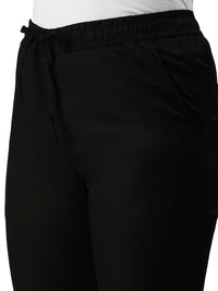 De Moza Women's Straight Pant Black