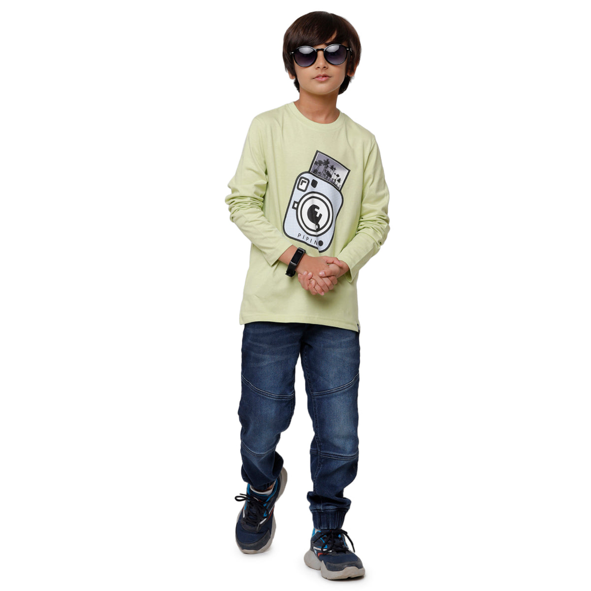 Pipin Boys Combo Cotton T-shirt Pack of 2 - De Moza