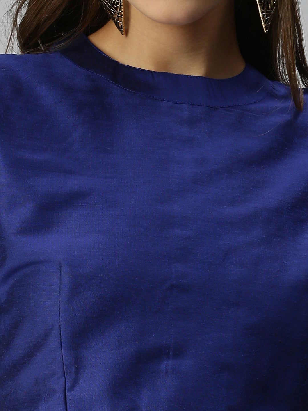 Women's Ethnic Blouse Royal Blue