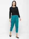 De Moza Ladies Straight Pant Teal